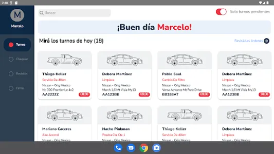 Recepción de Vehículos screenshot 9
