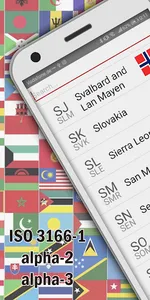 country codes screenshot 0