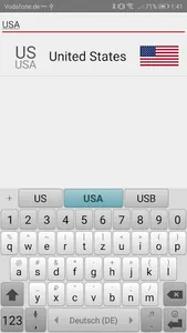 country codes screenshot 5