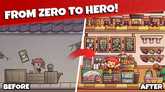 Own Coffee Shop: Idle Tap Game screenshot 1