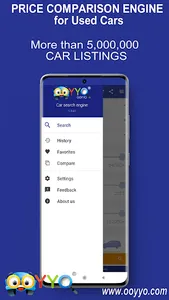 Car comparison engine – OOYYO screenshot 0