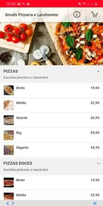 Smalls Pizzaria screenshot 2