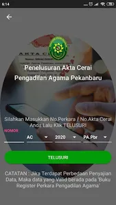 SIGRASI PA.PEKANBARU screenshot 2