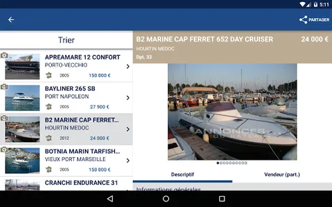 Annonces du Bateau occasion screenshot 10