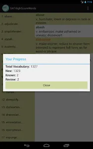 SAT High Score Words screenshot 11