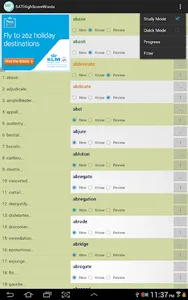 SAT High Score Words screenshot 13