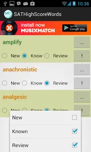 SAT High Score Words screenshot 3