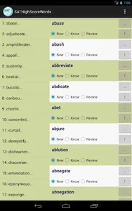 SAT High Score Words screenshot 6