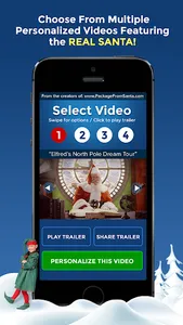 Personalized Video from Santa screenshot 1