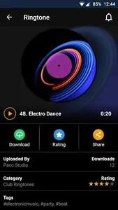 Club ringtones screenshot 2