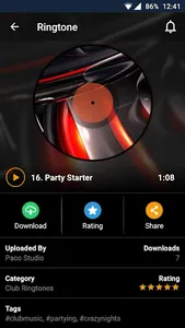 Club ringtones screenshot 6