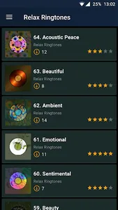 Relax ringtones screenshot 1