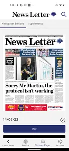The News Letter Newspaper screenshot 1
