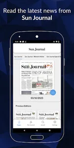 Sun Journal e-Edition screenshot 0