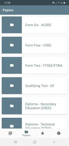 NECTA Past Papers and Results screenshot 2