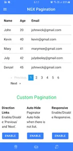 Pagination Packages screenshot 0