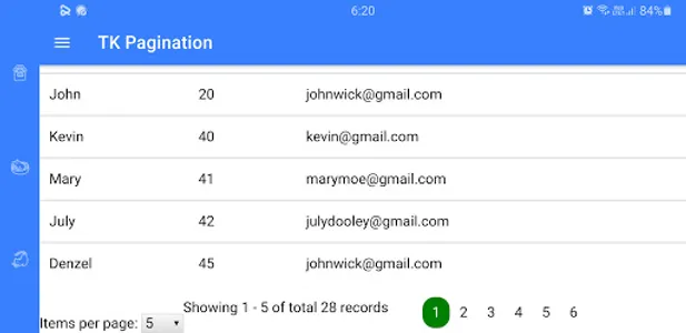 Pagination Packages screenshot 12