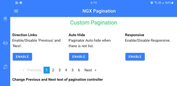 Pagination Packages screenshot 7