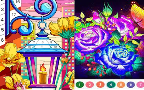Paint by Number Coloring Book screenshot 2
