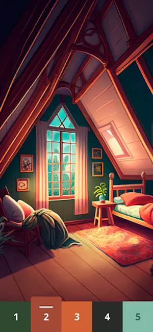 Cozy Color: paint by number screenshot 1