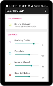Color Flow Live Wallpaper screenshot 4