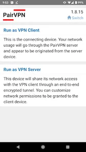 PairVPN screenshot 0