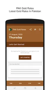 PAK Gold Rates screenshot 0