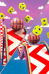 Super Sky Rolling Ball Game 3D screenshot 2
