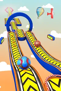 Super Sky Rolling Ball Game 3D screenshot 3