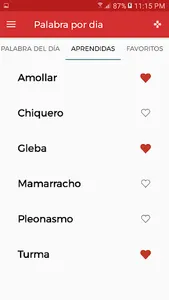 Palabra por dia - Vocabulario screenshot 5