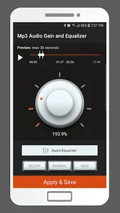 MP3 Audio Gain and Equalizer screenshot 17