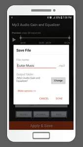 MP3 Audio Gain and Equalizer screenshot 20