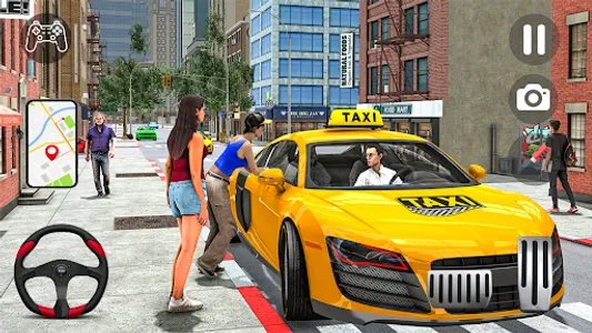 Grand City Taxi : Car Games 3D screenshot 3