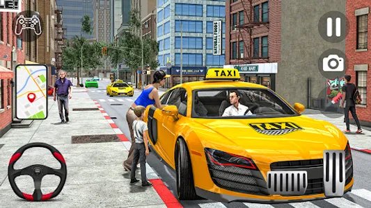 Grand City Taxi : Car Games 3D screenshot 4