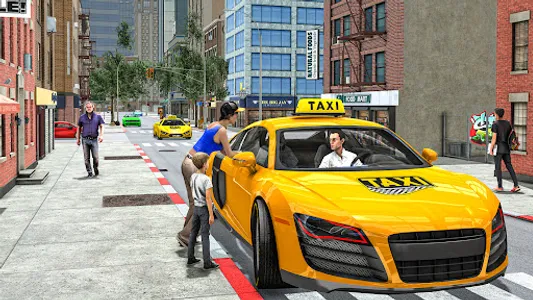 Grand City Taxi : Car Games 3D screenshot 7