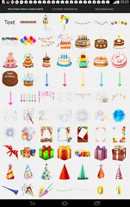 Birthday Party photo Stickers screenshot 12