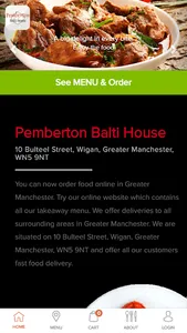 Pemberton Balti House screenshot 0