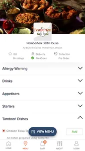 Pemberton Balti House screenshot 1