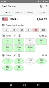 Cash Counter Count Note & Coin screenshot 15