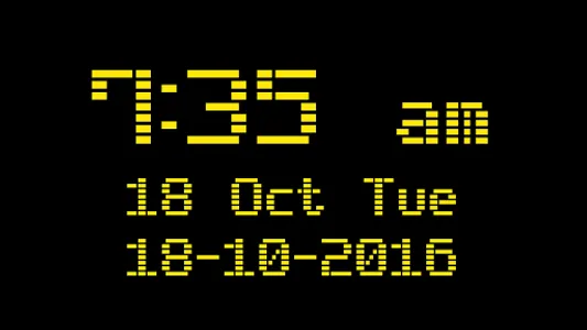 Digital Clock : Bed/Desk Clock screenshot 23