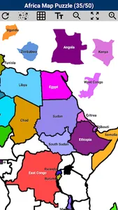 Africa Map Puzzle screenshot 7