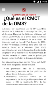 Panamá Libre de Tabaco screenshot 6