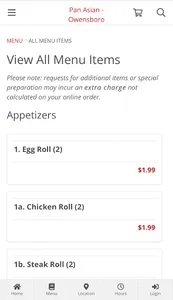 Pan Asian - Owensboro screenshot 1