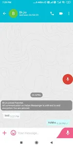 Panchat -Handsfree text chat m screenshot 1