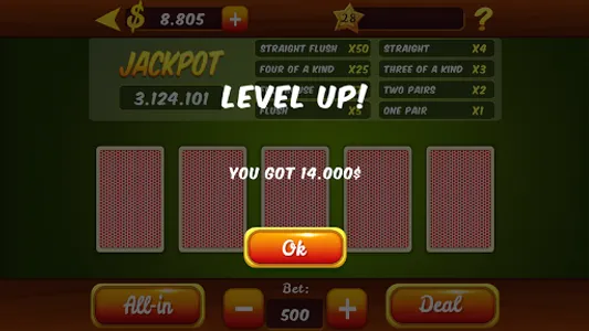 Video Poker Jacks or Better HD screenshot 6