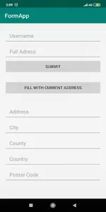 AutoFill Form Location screenshot 0
