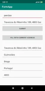 AutoFill Form Location screenshot 1
