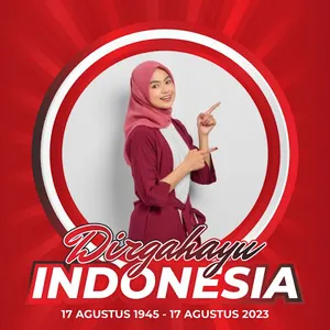 Twibbon Frame HUT RI 78 2023 screenshot 0