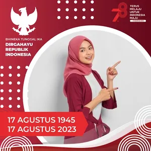 Twibbon Frame HUT RI 78 2023 screenshot 2