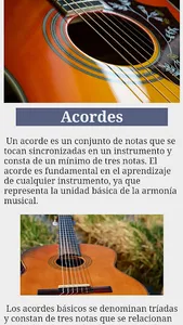 Acordes básicos para guitarra screenshot 1